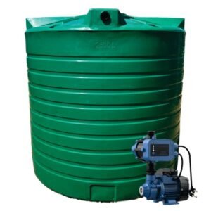 10 000l Water Tank Combo Basic Kit With 0.37 Econo Booster Pump Kit | TradeQuip SA