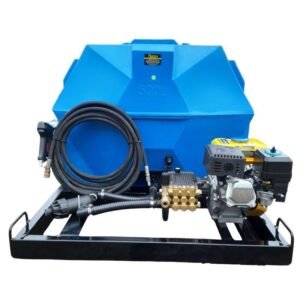 500l Mobile High Pressure Washer 6.5hp petrol 186bar - Pressure Washers | TradeQuip SA