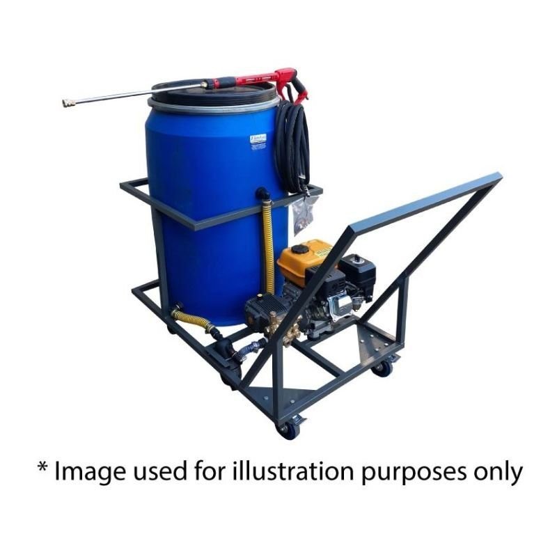 210lt High Pressure Washer Trolley 10hp-diesel-241bar - Pressure Washers | TradeQuip SA