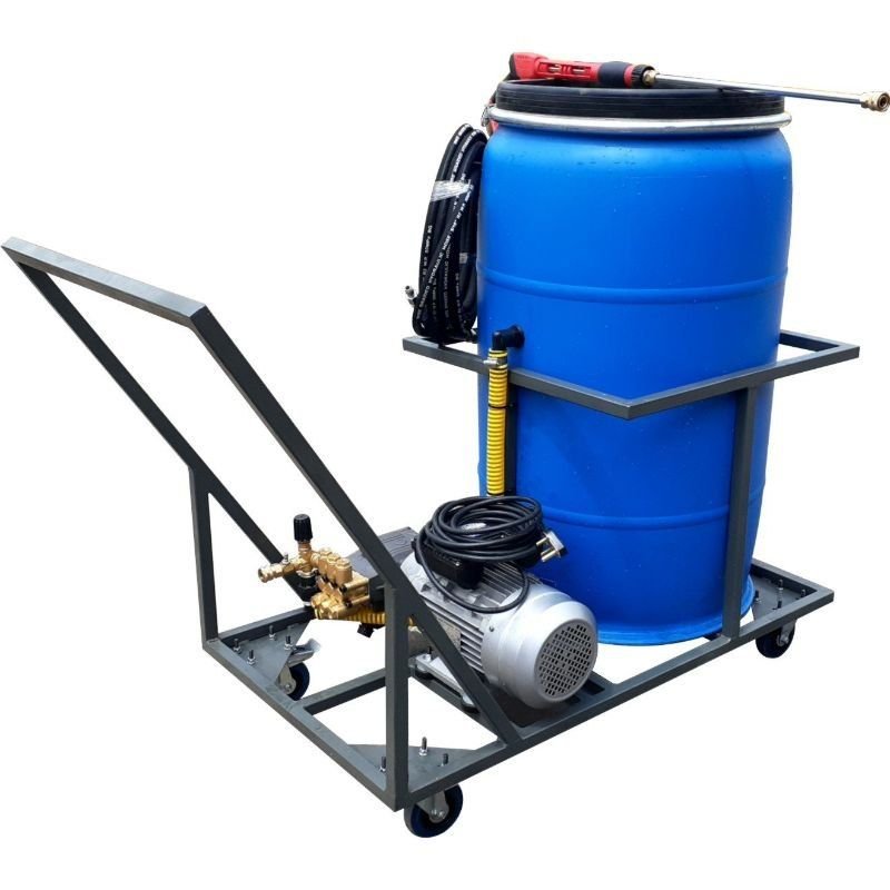 210lt High Pressure Washer Trolley 2.2kw-220v-100bar - Pressure Washers | TradeQuip SA