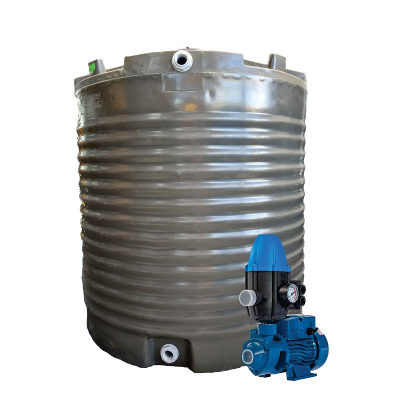 2200l Water tank and 0.37kw Peripheral Water Pump & Controller – water booster pump | TradeQuip SA