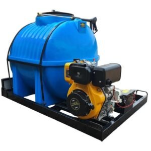 650l Mobile High Pressure Washer Diesel-Electric-Start-241bar-Horizontal - Pressure Washers | TradeQuip SA