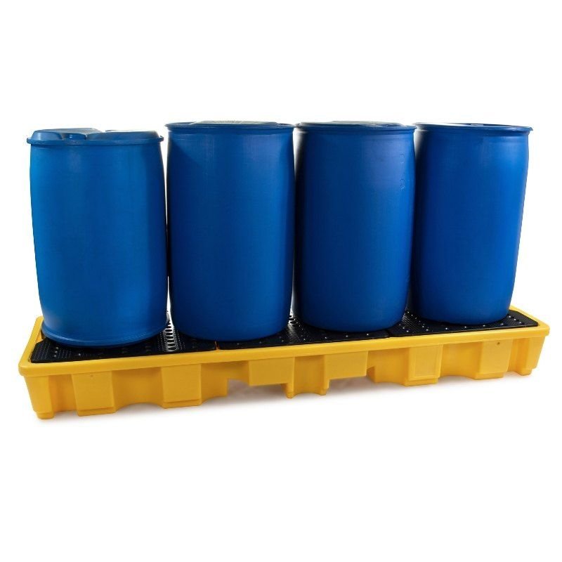 4 Drums Spill Pallets In Line 1 | TradeQuip SA