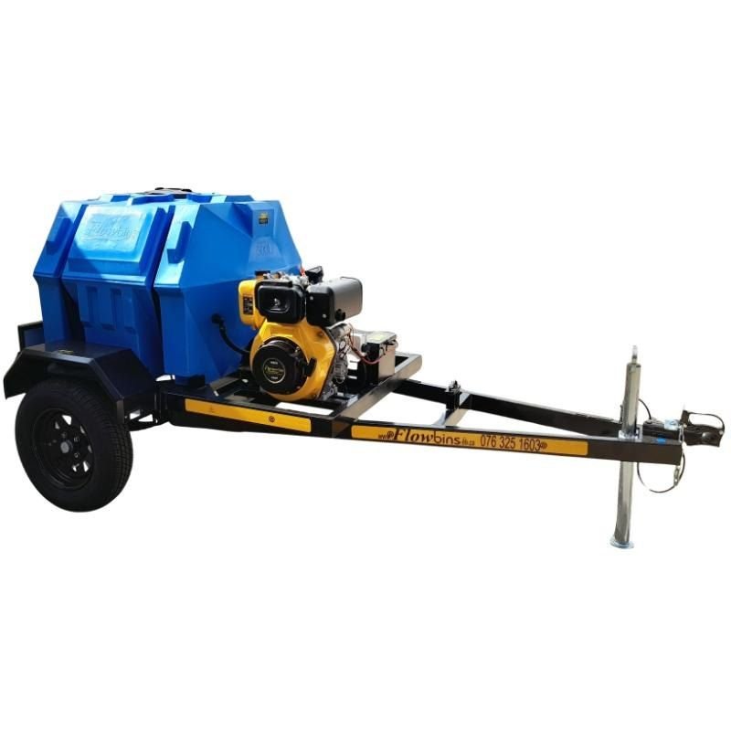 500l Pressure Washer Trailer 241bar-Diesel-Electric-Start-Horizontal Unbraked – high pressure washer | TradeQuip SA