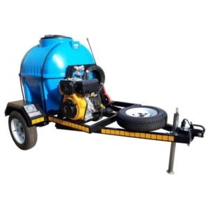 650l High Pressure Washer trailer 241bar-diesel unbraked - Pressure Washers | TradeQuip SA