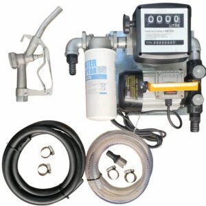 60lt - 220v Diesel pump kit with water absorbent filter - Fully assembled on wall-mount plate - Diesel Pumps & Accessories | TradeQuip SA