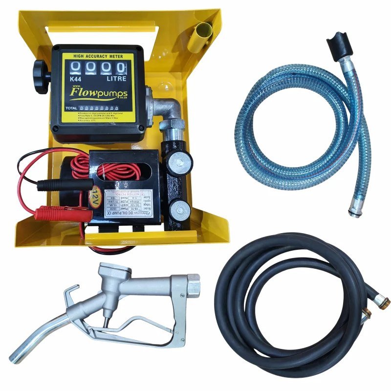 70lpm Diesel Pump Kit 12v with manual nozzle in Pump case - Diesel Pumps & Accessories | TradeQuip SA