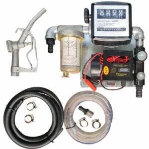 70lt – 12v Diesel pump kit with transparent dirt filter – Fully assembled on wall-mount plate - Diesel Pumps & Accessories | TradeQuip SA