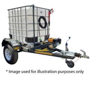 1000l High Pressure Washer trailer 241bar-diesel unbraked - Pressure Washers | TradeQuip SA