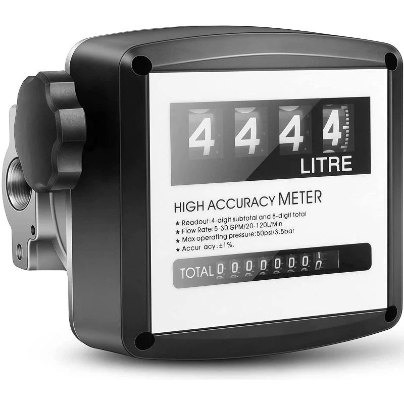 Aluminum 4 Digit Diesel Flow meter - Diesel Pumps & Accessories | TradeQuip SA