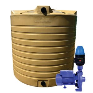 10,000L Tank + 0.55kW Booster Pump & Controller Combo - Water Pumps & Booster Pumps | TradeQuip SA