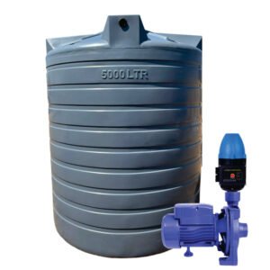10,000L Tank + 1.1kW Monoblock Pump & Controller Combo - Water Pumps & Booster Pumps | TradeQuip SA