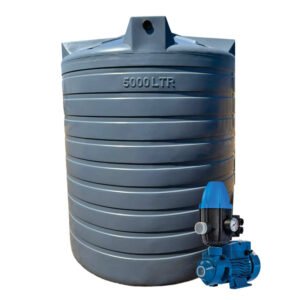 10,000L Tank + 0.75kW Peripheral Pump & Controller Combo - Water Pumps & Booster Pumps | TradeQuip SA