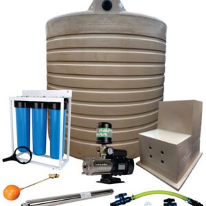 Water tank Combo Full House: 2500l Water tank and 1.5kw Intelli VSD Booster pump - Water Pumps & Booster Pumps | TradeQuip SA