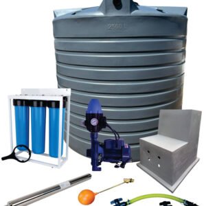 Water tank Combo Full House: 2500l Water tank & 1.1kw Monoblock Water Pump kit - Water Pumps & Booster Pumps | TradeQuip SA