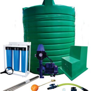 Water tank Combo Full House: 10 000l Water tank & 1.1kw Monoblock Water Pump kit - Water Pumps & Booster Pumps | TradeQuip SA