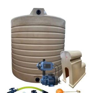 Water tank Combo Executive: 5000l Water tank & 0.37kw Econo Peripheral Water Pump - Water Pumps & Booster Pumps | TradeQuip SA