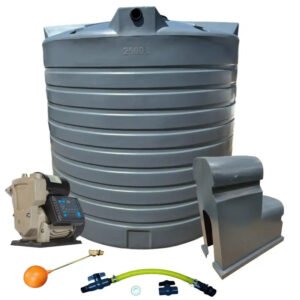 Water tank Combo Executive: 10 000l Water tank & VSP 1.5KW Booster Pump System (with VSD) - Water Pumps & Booster Pumps | TradeQuip SA