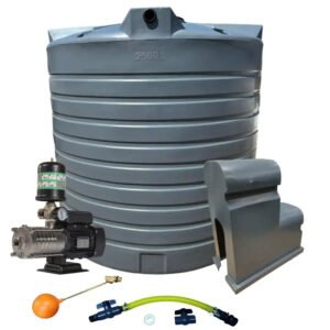 Water tank Combo Executive: 10 000l Water tank and 0.75kw Intelli VSD Booster pump - Water Pumps & Booster Pumps | TradeQuip SA