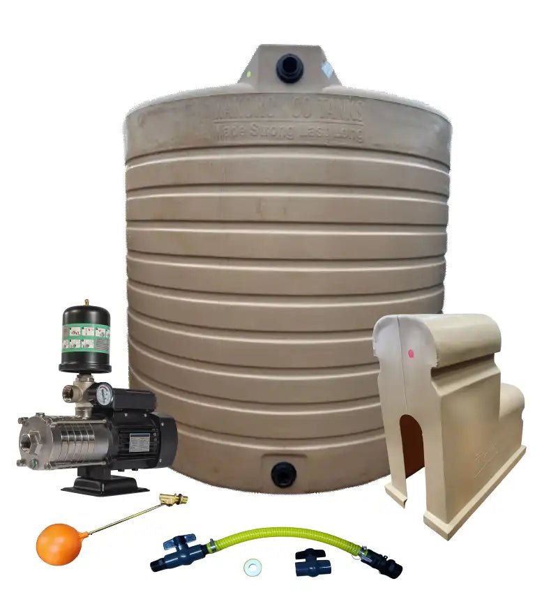 Water tank Combo Executive: 2500l Water tank and 1.5kw Intelli VSD Booster pump - Water Pumps & Booster Pumps | TradeQuip SA