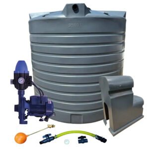 Water tank Combo Executive: 2500l Water tank & 1.1kw Monoblock Water Pump kit - Water Pumps & Booster Pumps | TradeQuip SA