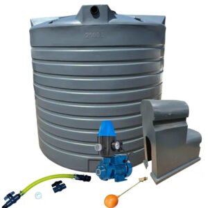 Water tank Combo Executive: 10 000l Water tank & 0.75kw Peripheral Water Pump - Water Pumps & Booster Pumps | TradeQuip SA