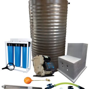 Water tank Combo Full House: 1000l Slim tank & VSP 1.5KW Booster Pump System (with VSD) - Water Pumps & Booster Pumps | TradeQuip SA