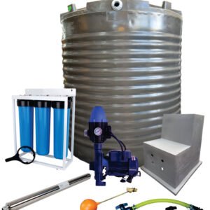 Water tank Combo Full House 2200l Water tank & 1.1kw Monoblock Water Pump kit - Water Pumps & Booster Pumps | TradeQuip SA