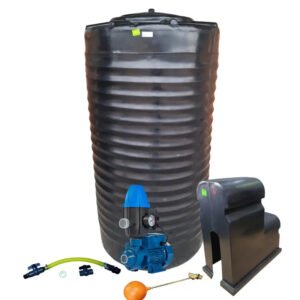 Water tank Combo Executive: 1200l slim tank & 0.75kw Peripheral Water Pump - Water Pumps & Booster Pumps | TradeQuip SA