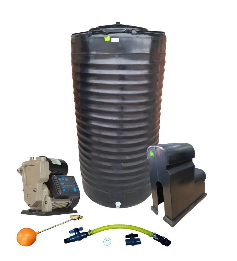 Water tank Combo Executive: 1200l Slim tank & VSP 1.5KW Booster Pump System (with VSD) - Water Pumps & Booster Pumps | TradeQuip SA
