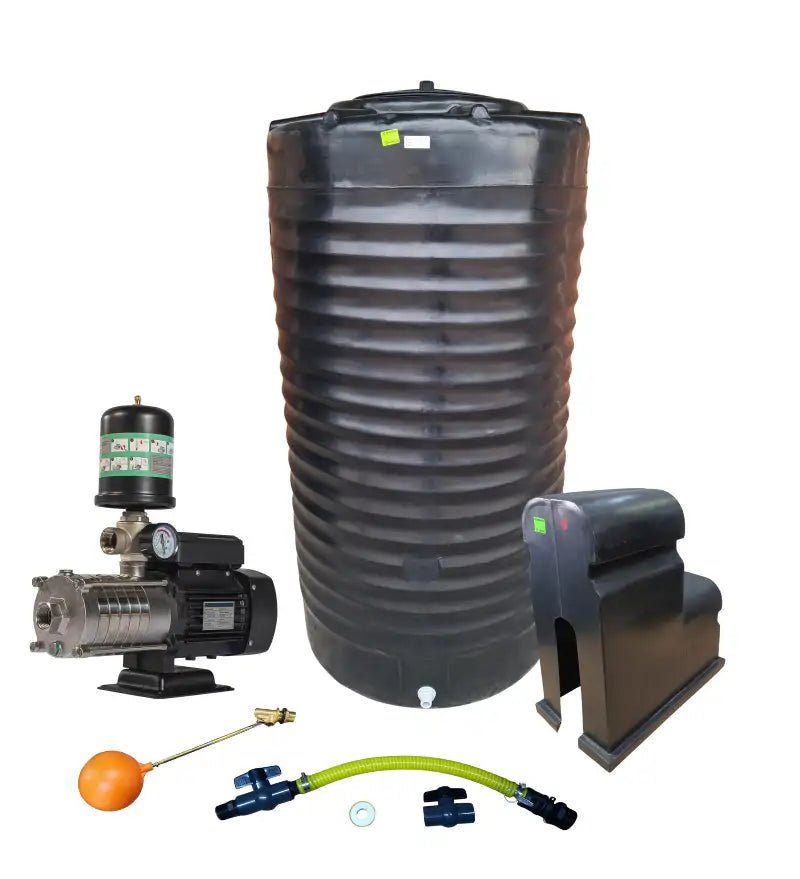 Water tank Combo Executive: 1200l Water tank & 1.5kw Intelli VSD Booster pump - Water Pumps & Booster Pumps | TradeQuip SA