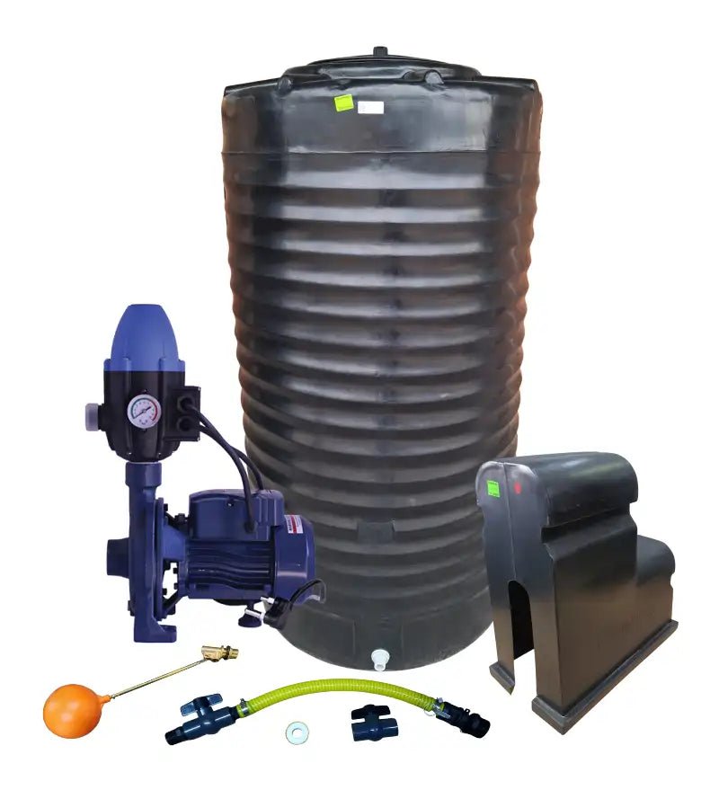 Water tank Combo Executive: 1200l slim tank & 0.75kw Monoblock Water Pump kit - Water Pumps & Booster Pumps | TradeQuip SA