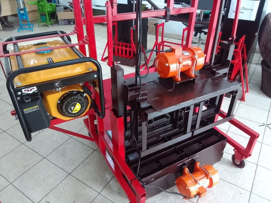Dual-Power Rib-Block Egg-Layer Machine - Brick Making Machines | TradeQuip SA