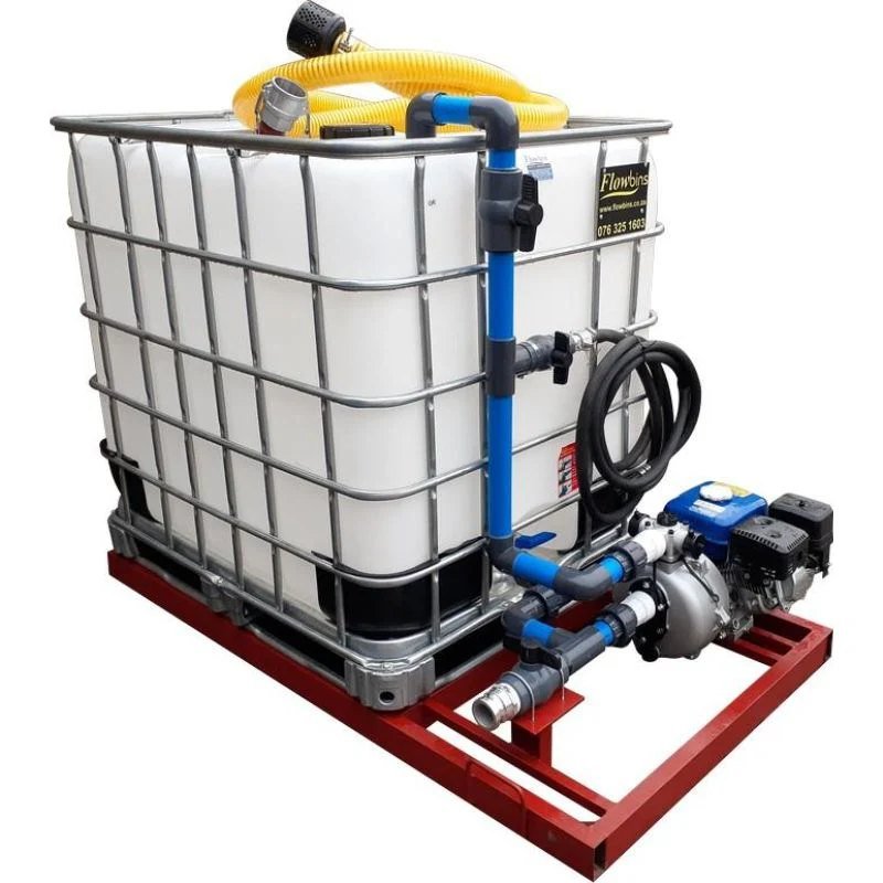 1000l Fire Fighter 7.5bar-1-outlet Flowbin™ bakkie sakkie unit – fire fighting unit | TradeQuip SA