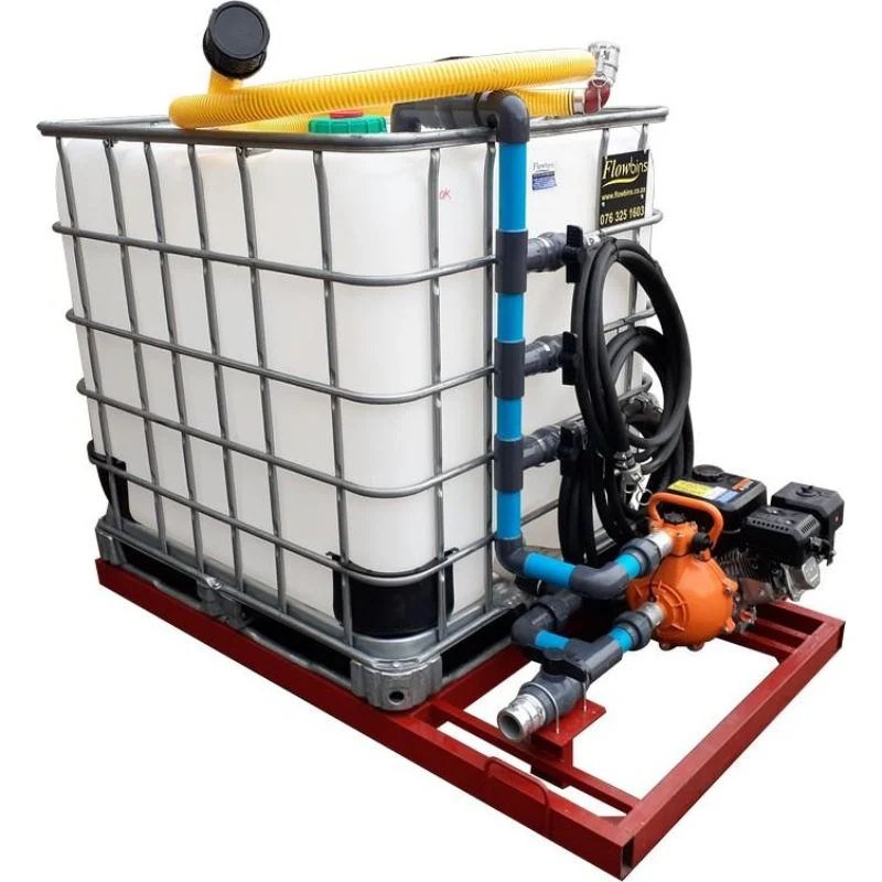 1000l Fire Fighter 7bar-3-outlet Flowbin™ bakkie sakkie unit – fire fighting unit | TradeQuip SA