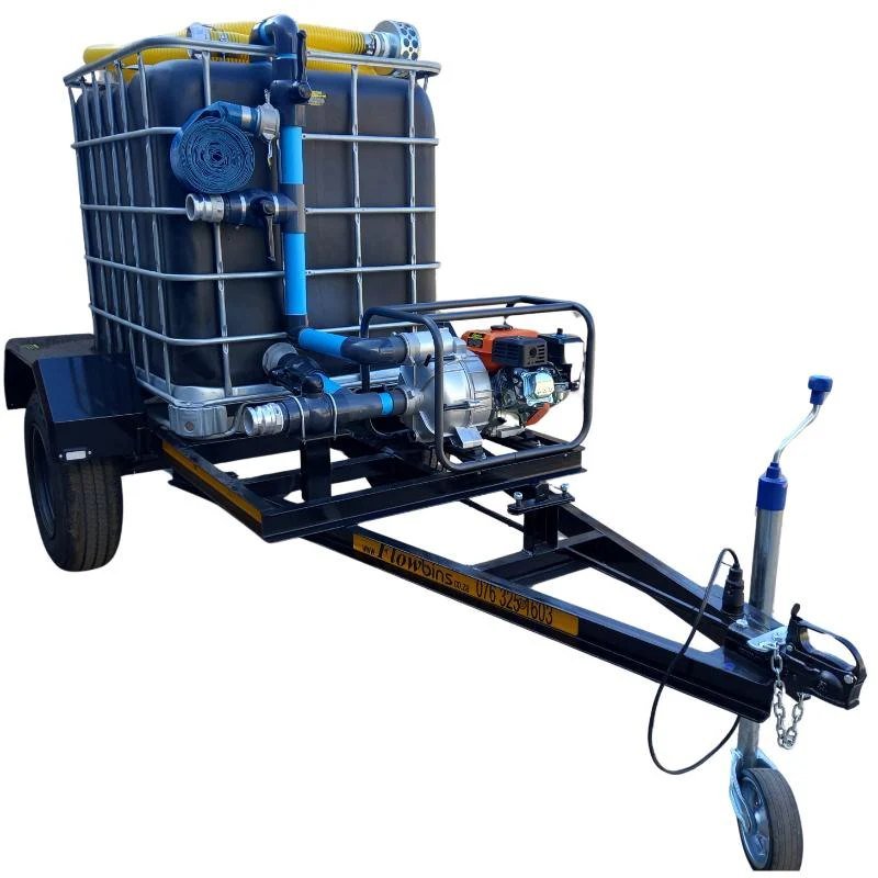 Honey Sucker Trailer, 1000L, Poly-Tank Unbraked - Honey Suckers | TradeQuip SA