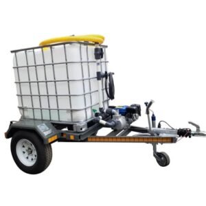 Water Bowser Trailer, 1000L 2.8bar — 1-Outlet Braked - Water Bowsers | TradeQuip SA