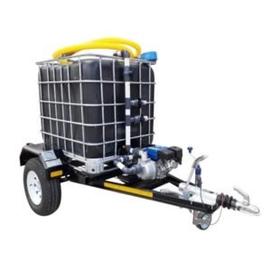 1000l Water Bowser trailer 2.8bar-exec Flowbin™ braked - Water Bowsers | TradeQuip SA