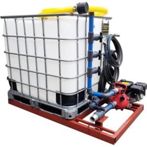 1000l Water Bowser trailer 9.5bar-3-outlet Flowbin™ braked - Water Bowsers | TradeQuip SA