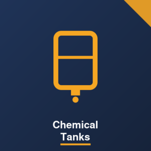 Vertical Chemical Storage Tank, 500L